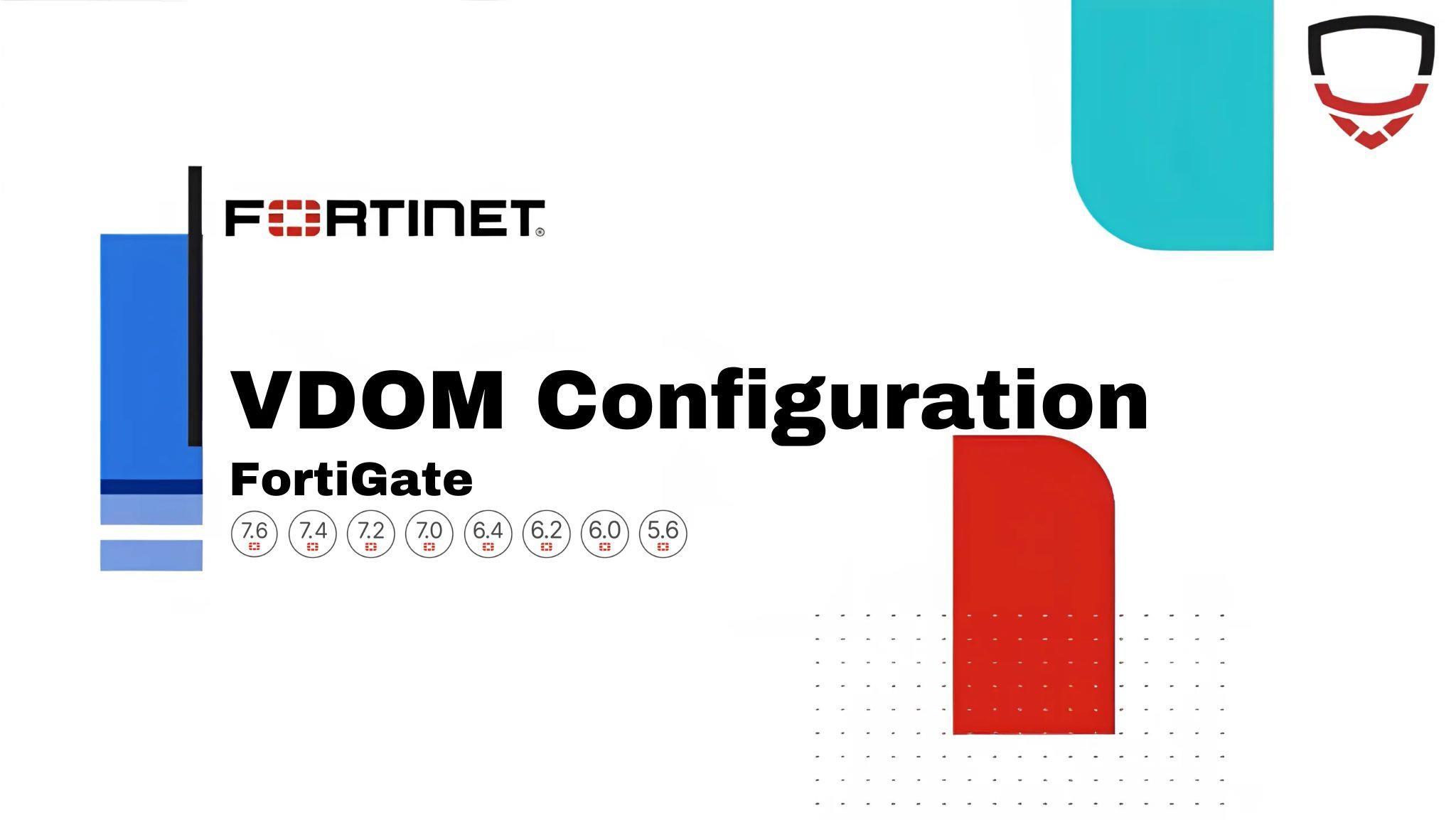 آموزش ساخت VDOM در FortiGate